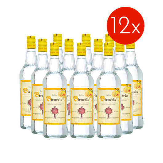 Prinz: Birnerla / 34% vol - 12 x 1,0 Liter-Flasche