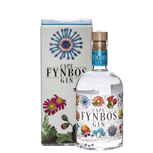 Cape Fynbos Gin / 45 % Vol. / 0,5 Liter-Flasche in Geschenkverpackung