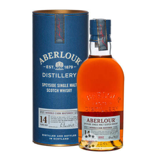 Aberlour 14 Jahre Double Cask Matured Speyside Single Malt Whisky / 40 % Vol. / 0,7 Liter in Geschenkdose