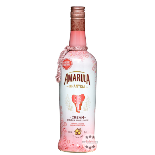 Amarula Khanyisa Raspberry, Chocolate & African Baobab Cream Likör / 15,5 % Vol. / 0,7 Liter-Flasche