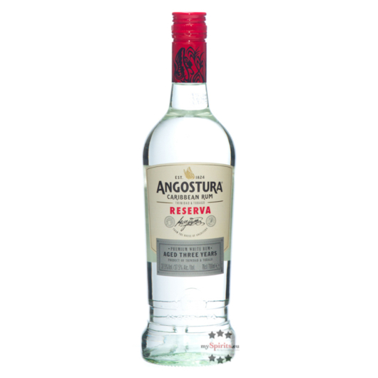 Angostura White Rum 3 Jahre - Reserva Premium White Rum / 37,5 % Vol. / 0,7 Liter-Flasche