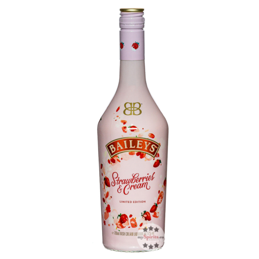 Baileys Strawberries & Cream Irish Cream Liquer Limited Edition / 17 % Vol. / 0,7 Liter-Flasche