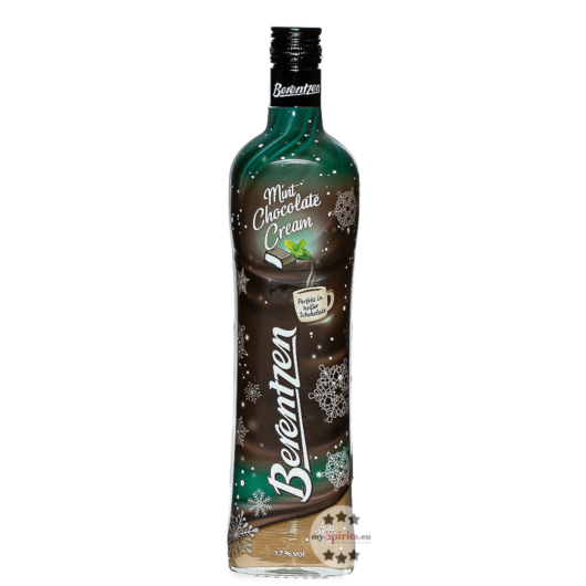 Berentzen: Mint Chocolate Cream Likör Winter Edition / 17 % Vol. / 0,7 Liter-Flasche