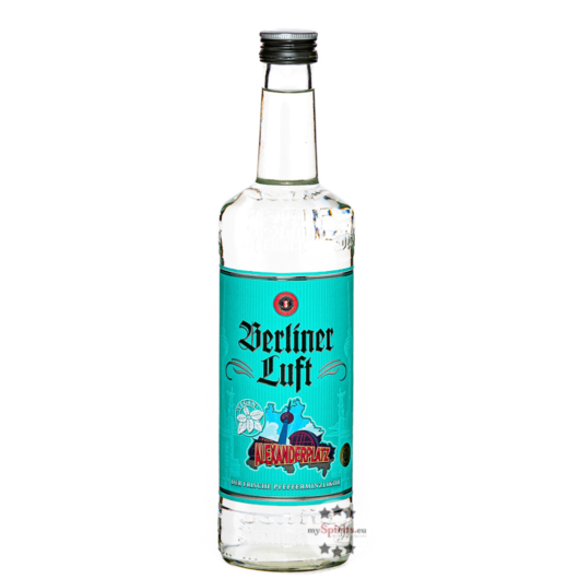 Schilkin Berliner Luft Pfefferminzlikör / 18 % vol / 0,7 Liter-Flasche