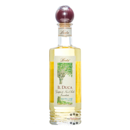 Berta Grappa Il Duca Nero d’Avola Invecchiata / 40 % Vol. / 0,2 Liter-Flasche