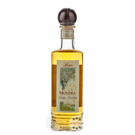 Distillerie Berta Monprà Grappa Invecchiata / 40 % Vol. / 0,2 Liter-Flasche