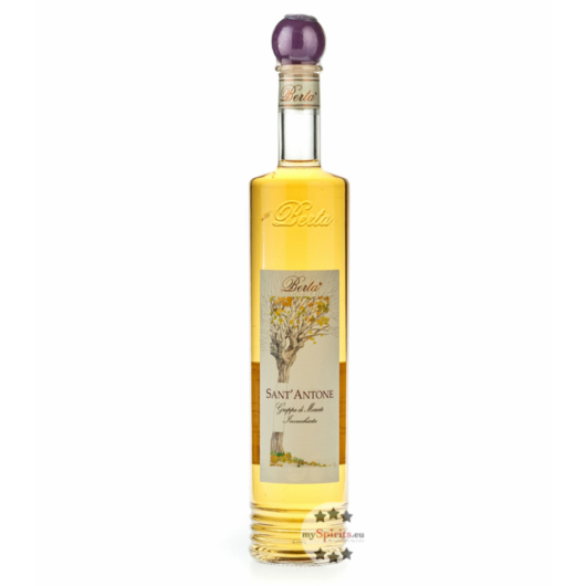 Distillerie Berta Sant’ Antone – Grappa di Moscato Invecchiata / 40 % vol. / 0,7 Liter-Flasche