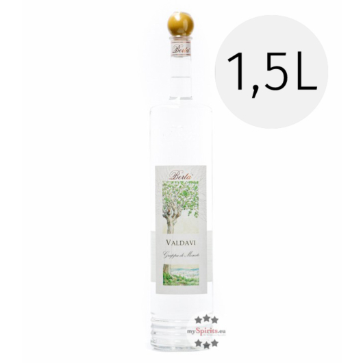 Distillerie Berta Valdavi - Grappa di Moscato / 40 % vol. / 1,5 Liter-Flasche