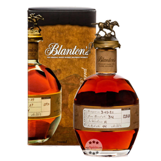 Blanton's Straight from the Barrel Bourbon Whiskey / 63 % Vol. / 0,7 Liter-Flasche in Geschenkbox