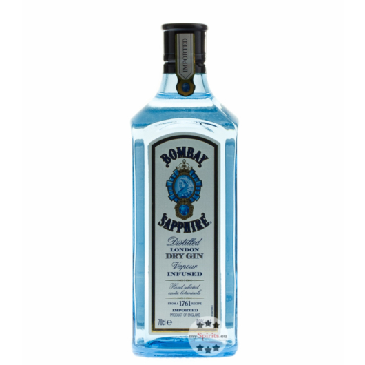 Bombay Sapphire Gin 0,7 Liter Distilled London Dry Gin / 40 % Vol. / 0,7 Liter-Flasche