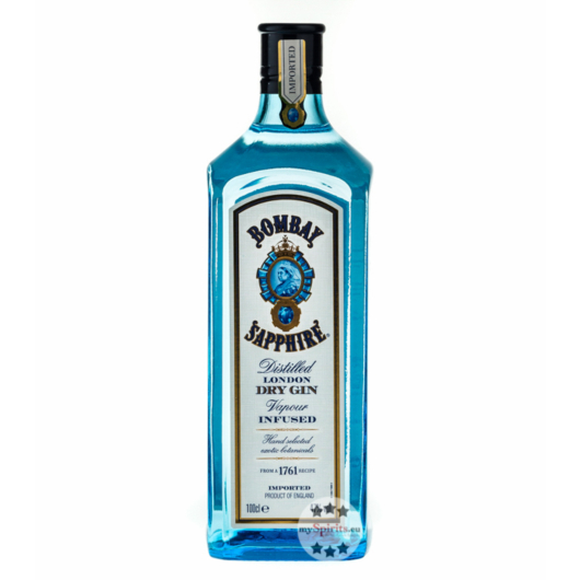 Bombay Sapphire Gin 47 Distilled London Dry Gin / 47 % Vol. / 1,0 Liter-Flasche