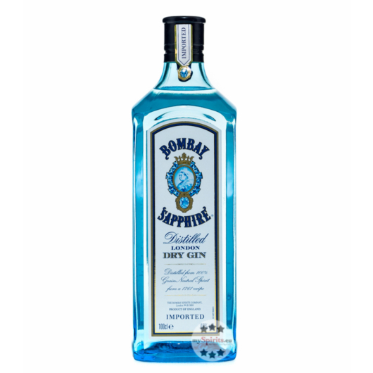 Bombay Sapphire Gin 40 Distilled London Dry Gin / 40 % Vol. / 1,0 Liter-Flasche