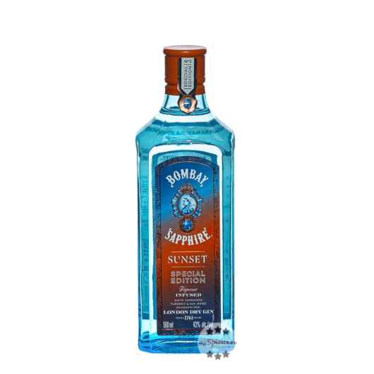 Bombay Sapphire Sunset London Dry Gin Special Edition / 43 % Vol. / 0,5 Liter-Flasche