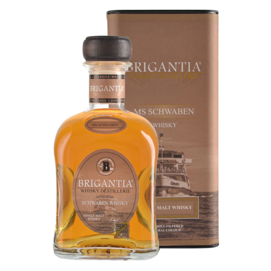 Steinhauser: Brigantia Schwaben Whisky / 45 % Vol. / 0,7 Liter-Flasche in Geschenkbox