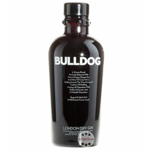 Bulldog Gin – London Dry Gin / 40 % vol. / 1,0 Liter-Flasche