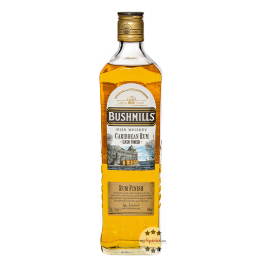 Bushmills Caribbean Rum Cask Finish Irish Whiskey / 40 % Vol. / 0,7 Liter-Flasche