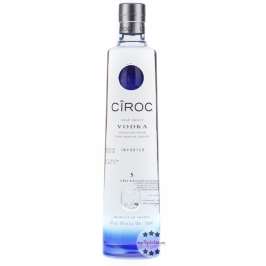 Cîroc Snap Frost Vodka - Ultra Premium Vodka / 40 % Vol. / 0,7 Liter-Flasche