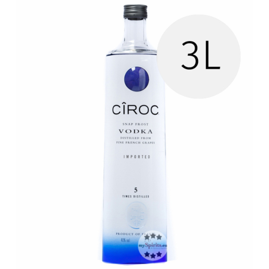 Cîroc Snap Frost Vodka Doppelmagnum-Flasche / 40 % Vol. / 3,0 Liter-Flasche