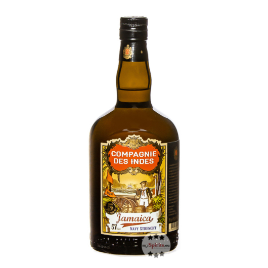 Compagnie des Indes Jamaica Navy Strength Rum 5 Jahre / 57 % Vol. / 0,7 Liter-Flasche