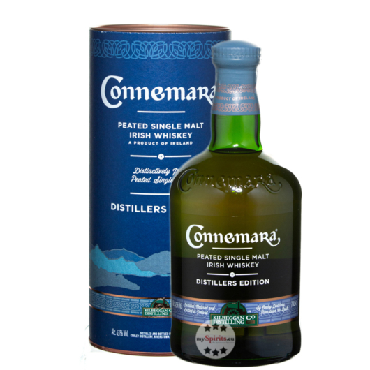 Connemara Distillers Edition Peated Single Malt Irish Whiskey / 43 % Vol. / 0,7 Liter-Flasche in Geschenkdose