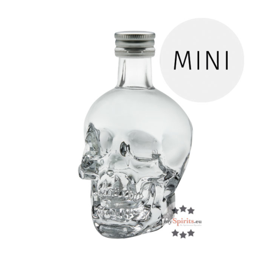 Crystal Head Vodka Miniatur / 40 % Vol. / 0,05 Liter in Totenkopf-Flasche