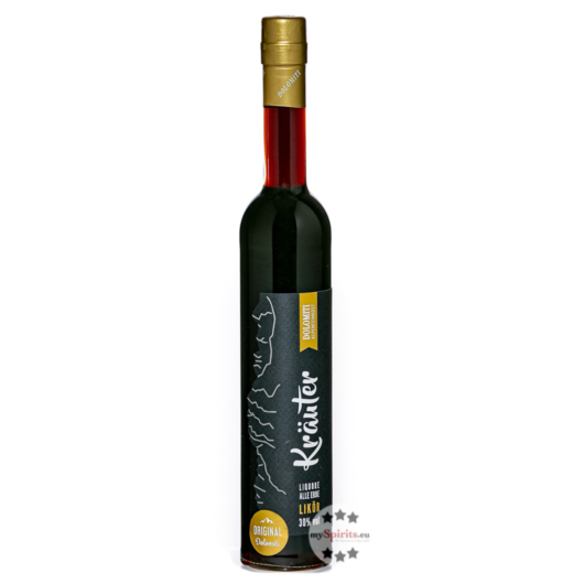 Dolomiti: Dolomiten Kräuter Likör / 30 % Vol. / 0,5 Liter-Flasche