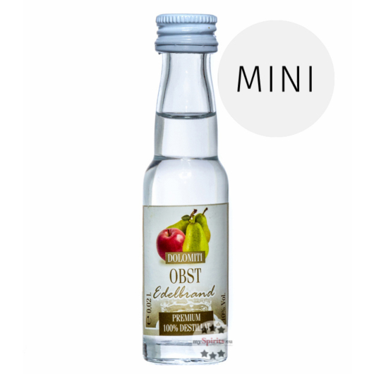 Dolomiti: Obst Edelbrand / 40 % Vol. / 0,02 Liter - Flasche