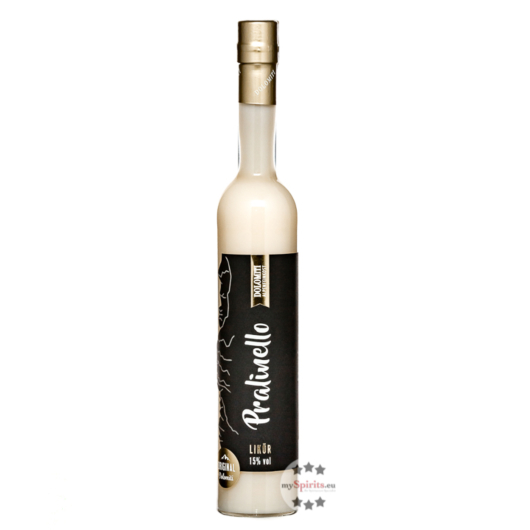 Dolomiti Pralinello Weisser Pralinen Likör / 15 % Vol. / 0,5 Liter-Flasche