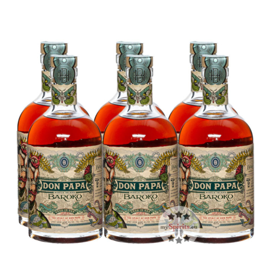 6 x Don Papa Baroko / 40 % vol / 6 x 0,7 Liter-Flasche