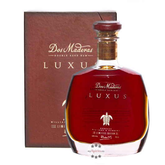 Dos Maderas: Luxus Double Aged Rum / 40 % Vol. / 0,7 Liter-Flasche in Geschenkbox