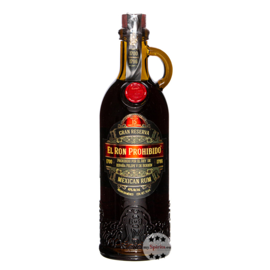 El Ron Prohibido Gran Reserva 15 Solera Blended Rum / 40 % Vol. / 0,7 Liter-Flasche