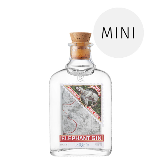 Elephant Gin London Dry Gin / 45 % Vol. / 0,05 Liter-Flasche