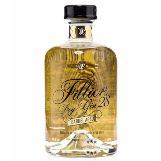 Filliers Dry Gin 28 Barrel Aged / 43,7 % vol. / 0,5 Liter-Flasche