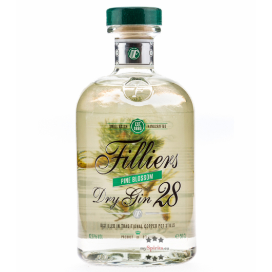 Filliers Dry Gin 28 Pine Blossom / 42,6 % vol. / 0,5 Liter-Flasche