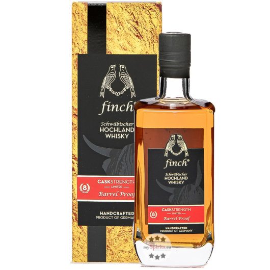 Finch Whisky Barrel Proof 19 Schwäbischer Hochland Whisky / 54 % Vol. / 0,5 Liter-Flasche