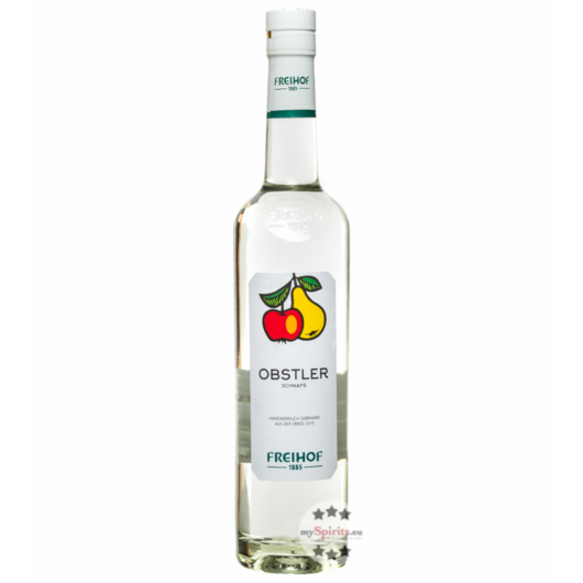 Freihof 1885 Obstler Schnaps / 38 % vol. / 0,5 Liter-Flasche