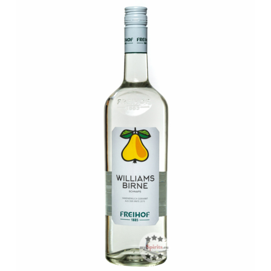 Freihof 1885 Williams Birnen Schnaps / 38 % vol. / 1,0 Liter-Flasche