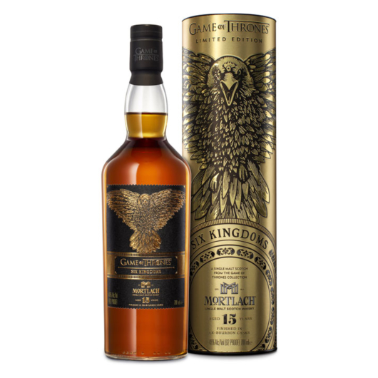 Game of Thrones Whisky Six Kingdoms Mortlach 15 Jahre / 46% Vol. / 0,7 Liter-Flasche in Geschenkdose