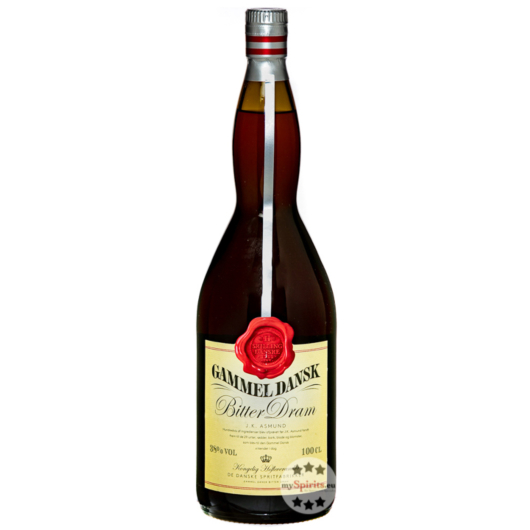 Gammel Dansk Bitter Dram / 38 % vol / 1,0 Liter-Flasche