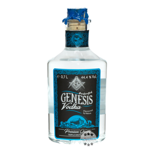 Genesis Vodka: dreifach destillierter Premium Wodka mit Erdfilterung / 44,4% Vol./ 0,7 Liter-Flasche