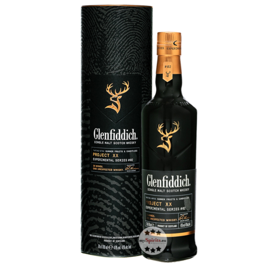 Glenfiddich Project XX Experimental Series Single Malt Scotch Whisky / 47 % Vol. / 0,7 Liter-Flasche in Geschenkdose