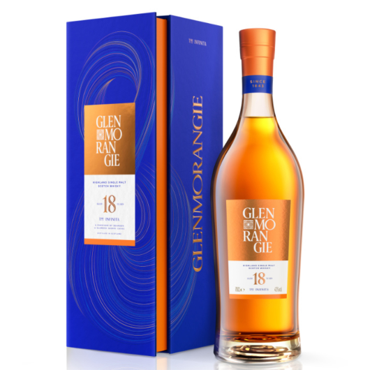 Glenmorangie 18 Years The Infinita Highland Malt Scotch Whisky / 43 % vol / 0,7 l in Geschenkschatulle