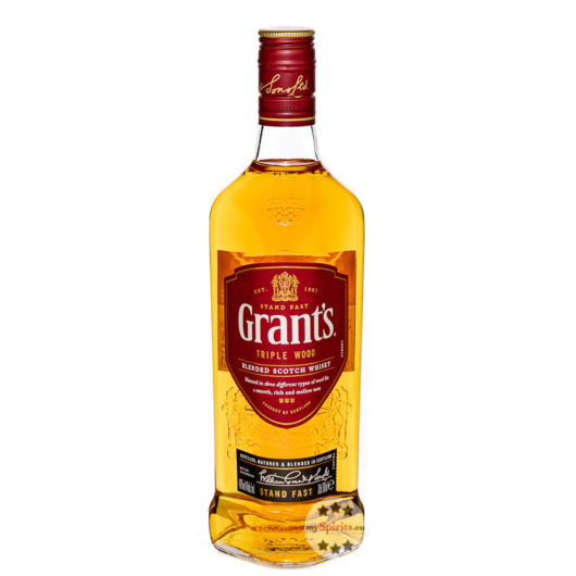 Grant's Triple Wood Blended Scotch Whisky / 40 % vol / 0,7 Liter-Flasche