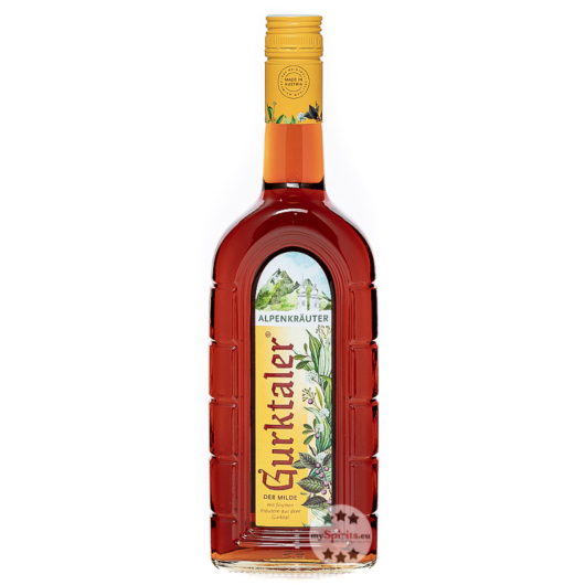 Gurktaler Alpenkräuter Kräuterlikör / 27 % vol. / 0,7 Liter-Flasche