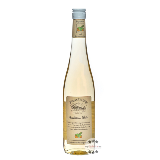 Hauser Tradition Haselnuss Likör / 18% Vol. / 0,7 Liter-Flasche