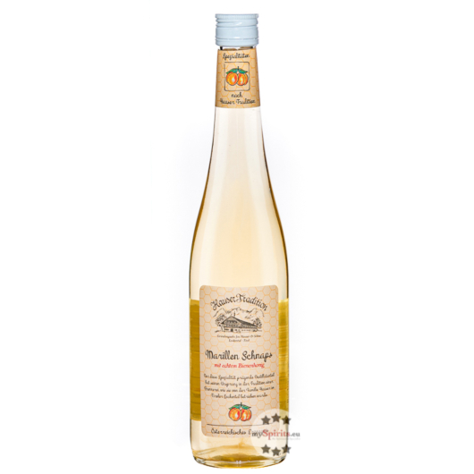 Hauser Tradition Marillen Schnaps mit Honig / 35 % Vol. / 0,7 Liter-Flasche