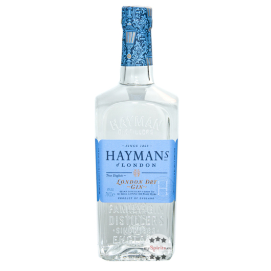 Hayman's London Dry Gin / 41,2 % vol. / 0,7 Liter-Flasche 