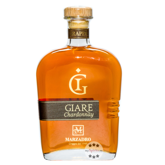 Marzadro: Giare Grappa Chardonnay / 45 % Vol. / 0,7 Liter-Flasche