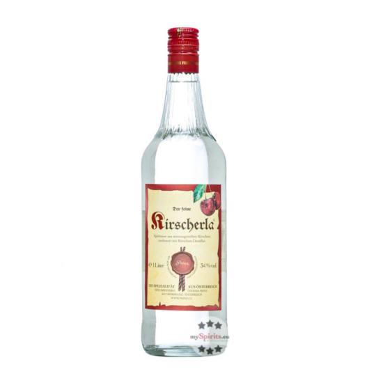 Prinz Kirscherla milder Kirschschnaps / 34 % Vol. / 1,0 Liter-Flasche