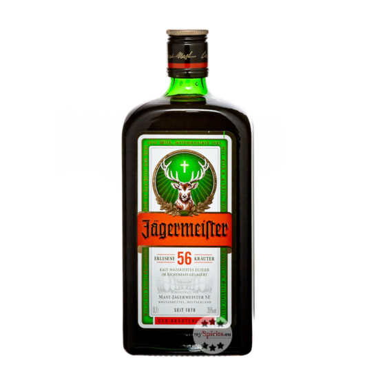 Jägermeister Kräuterlikör / 35 % Vol. / 0,7 Liter-Flasche